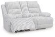 Rhines Falls Power Reclining Loveseat with Console - House n2 Home Furniture (Manchester,GA)