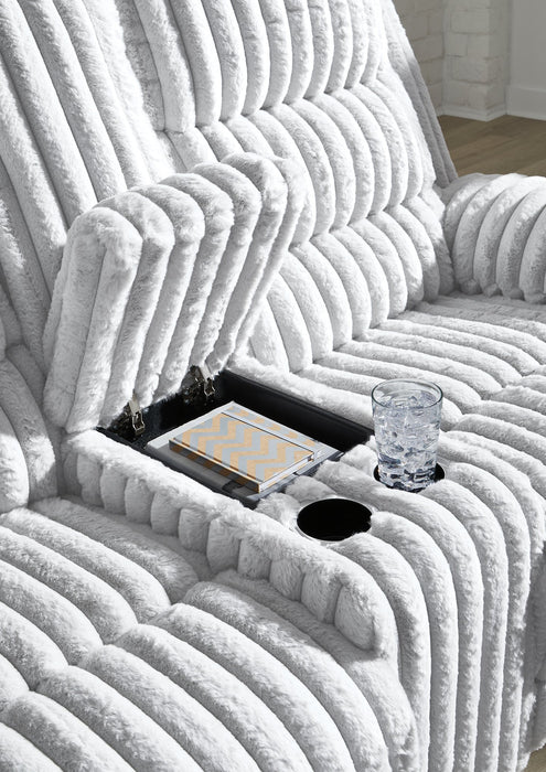 Rhines Falls Power Reclining Loveseat with Console - House n2 Home Furniture (Manchester,GA)