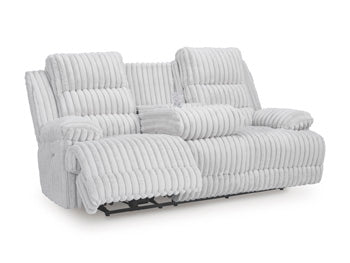 Rhines Falls Power Reclining Sofa with Drop Down Table - House n2 Home Furniture (Manchester,GA)
