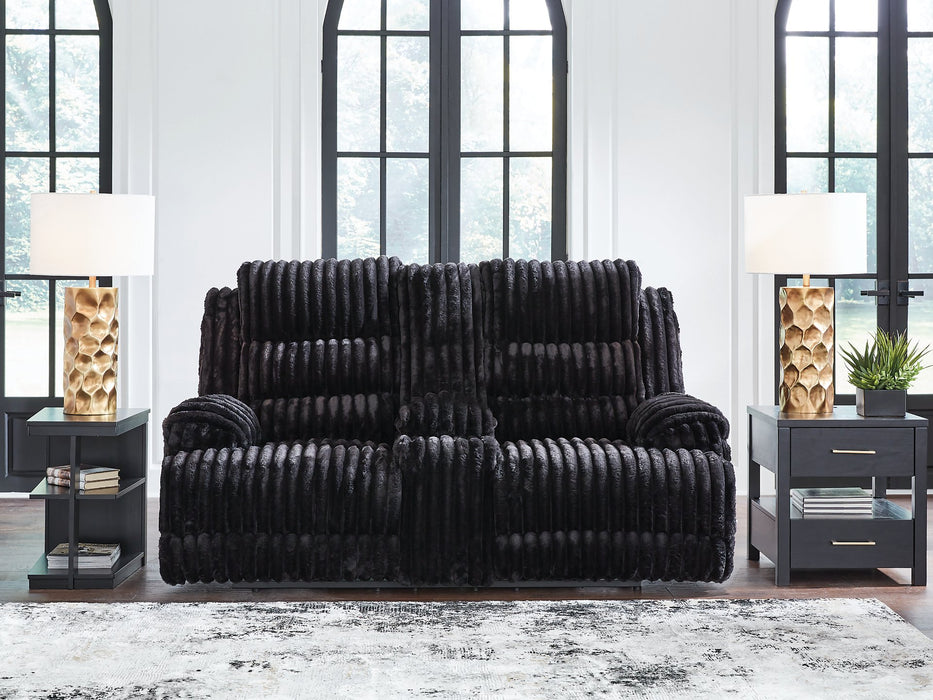 Rhine Falls Reclining Loveseat with Console - House n2 Home Furniture (Manchester,GA)