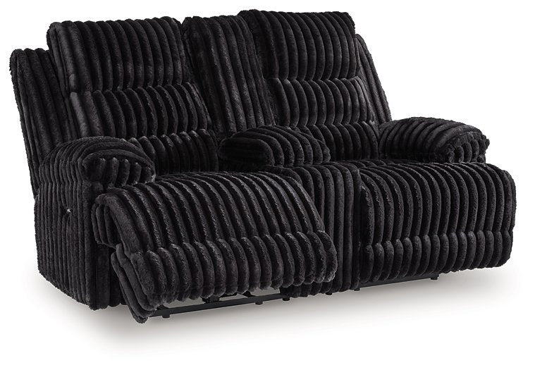 Rhine Falls Reclining Loveseat with Console - House n2 Home Furniture (Manchester,GA)