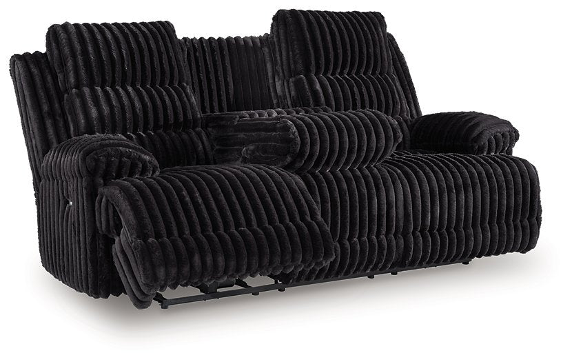 Rhine Falls Power Reclining Sofa with Drop Down Table - House n2 Home Furniture (Manchester,GA)