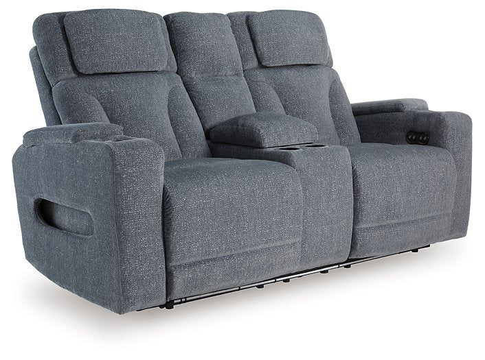 Studio Cave Power Reclining Loveseat with Console - House n2 Home Furniture (Manchester,GA)