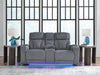 Studio Cave Power Reclining Loveseat with Console - House n2 Home Furniture (Manchester,GA)