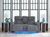 Studio Cave Power Reclining Loveseat with Console - House n2 Home Furniture (Manchester,GA)