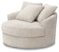 Cuddle Plush Oversized Swivel Accent Chair - House n2 Home Furniture (Manchester,GA)
