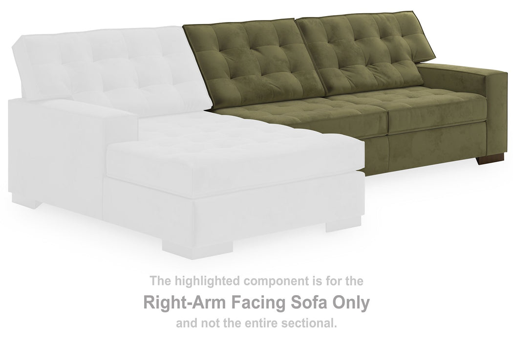 Caspian-Town Sectional with Chaise - House n2 Home Furniture (Manchester,GA)