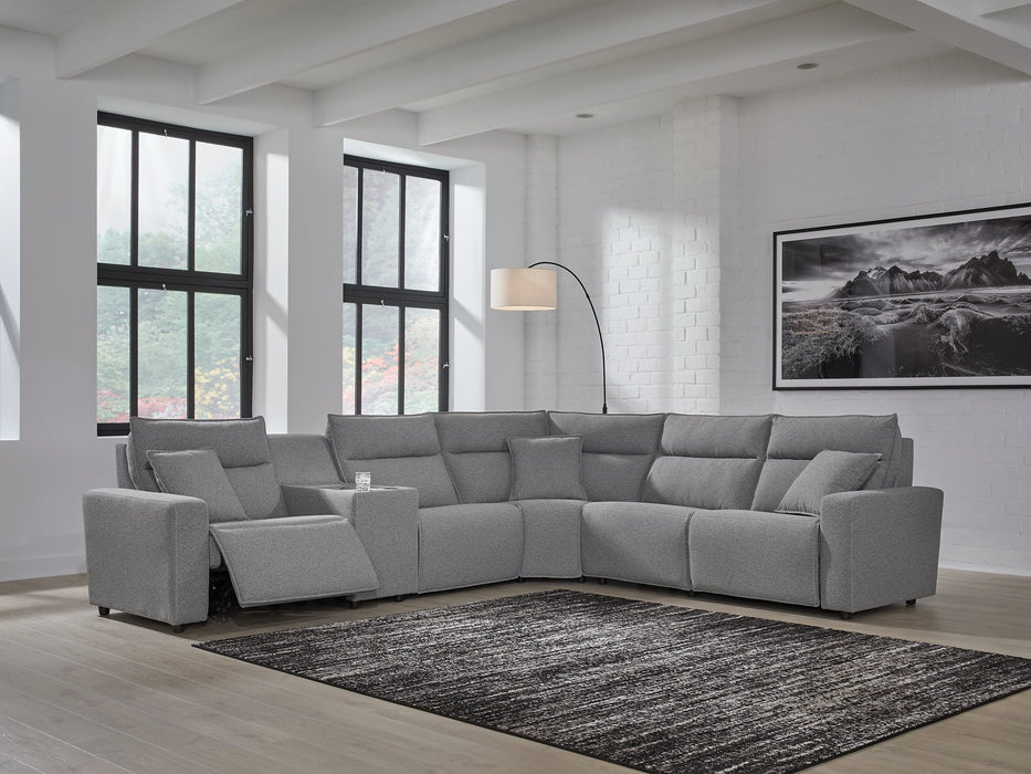 Modmax Reclining Sectional with Console - House n2 Home Furniture (Manchester,GA)