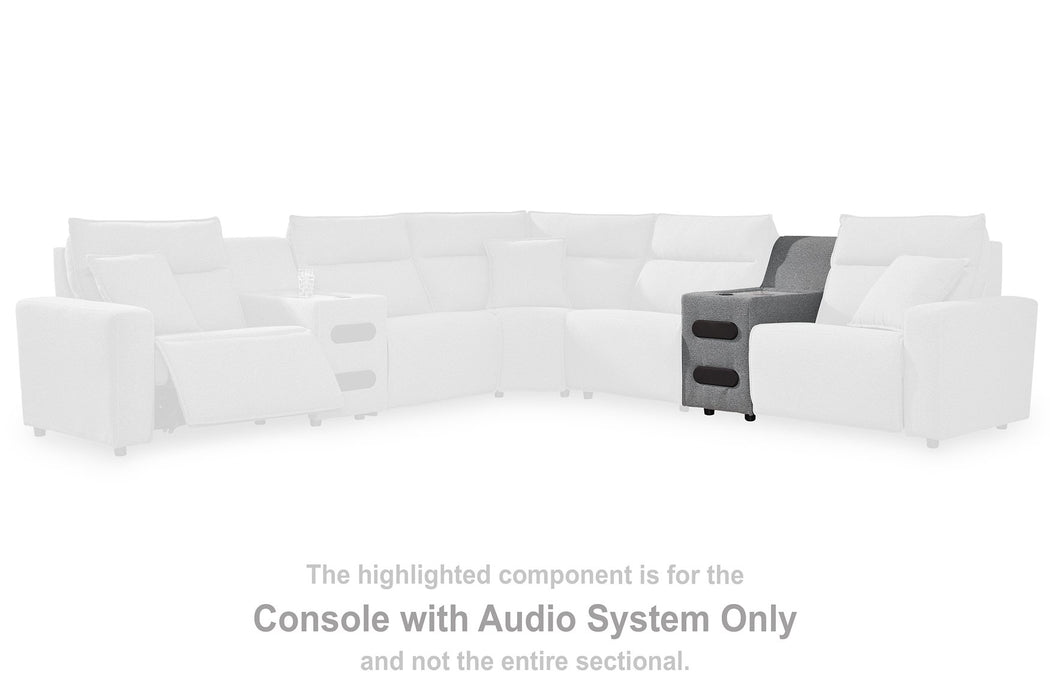 Modmax Reclining Sectional with Audio Console - House n2 Home Furniture (Manchester,GA)