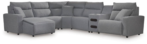 ModMax II Reclining Sectional with Chaise and Audio Console - House n2 Home Furniture (Manchester,GA)