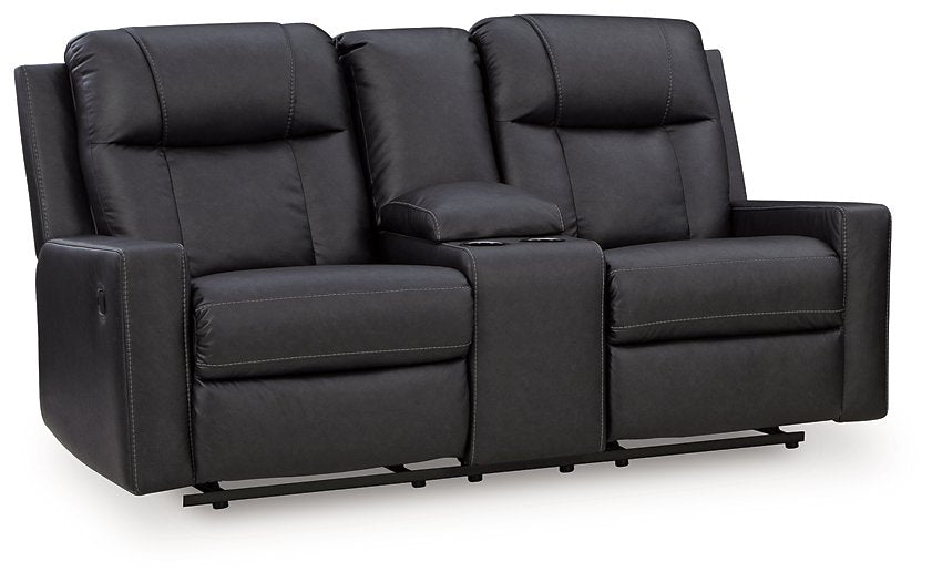 Mackmenville Reclining Loveseat with Console - House n2 Home Furniture (Manchester,GA)