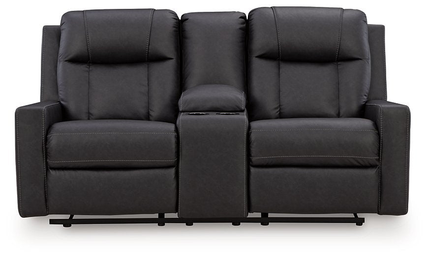 Mackmenville Reclining Loveseat with Console - House n2 Home Furniture (Manchester,GA)