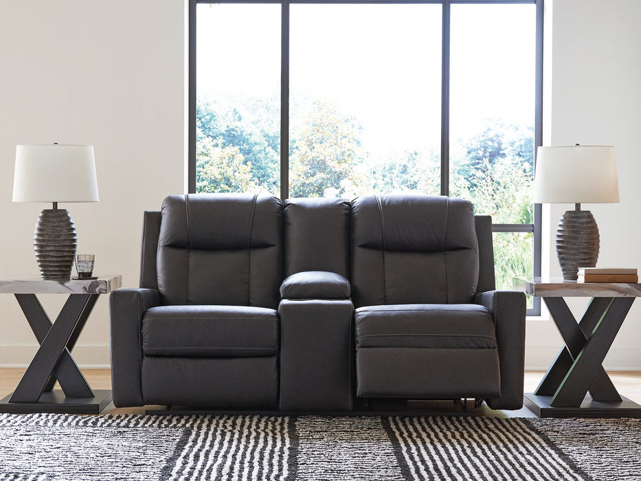 Mackmenville Reclining Loveseat with Console - House n2 Home Furniture (Manchester,GA)
