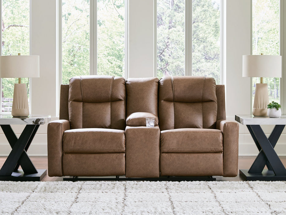 Mackmenville Reclining Loveseat with Console - House n2 Home Furniture (Manchester,GA)