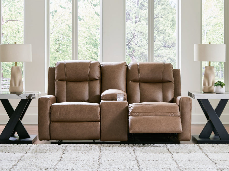 Mackmenville Reclining Loveseat with Console - House n2 Home Furniture (Manchester,GA)