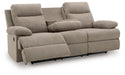 Side-Swipe Reclining Sofa with Drop Down Table - House n2 Home Furniture (Manchester,GA)