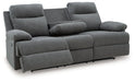 Side-Swipe Reclining Sofa with Drop Down Table - House n2 Home Furniture (Manchester,GA)