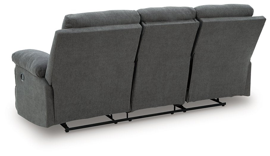 Side-Swipe Reclining Sofa with Drop Down Table - House n2 Home Furniture (Manchester,GA)