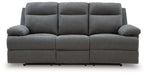 Side-Swipe Reclining Sofa with Drop Down Table - House n2 Home Furniture (Manchester,GA)