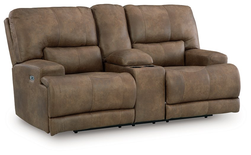 Beckley Place Power Reclining Loveseat with Console - House n2 Home Furniture (Manchester,GA)