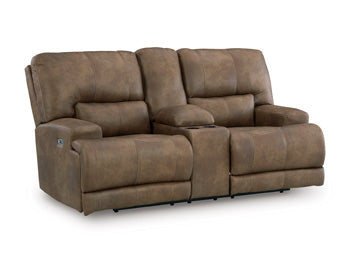 Beckley Place Power Reclining Loveseat with Console - House n2 Home Furniture (Manchester,GA)