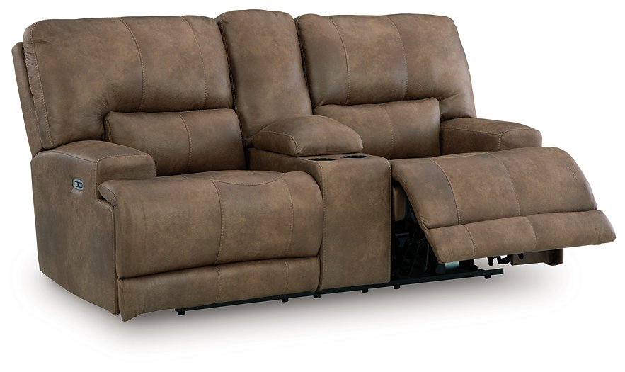 Beckley Place Power Reclining Loveseat with Console - House n2 Home Furniture (Manchester,GA)
