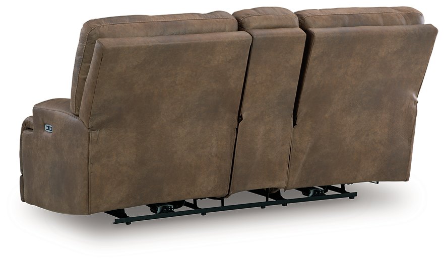 Beckley Place Power Reclining Loveseat with Console - House n2 Home Furniture (Manchester,GA)