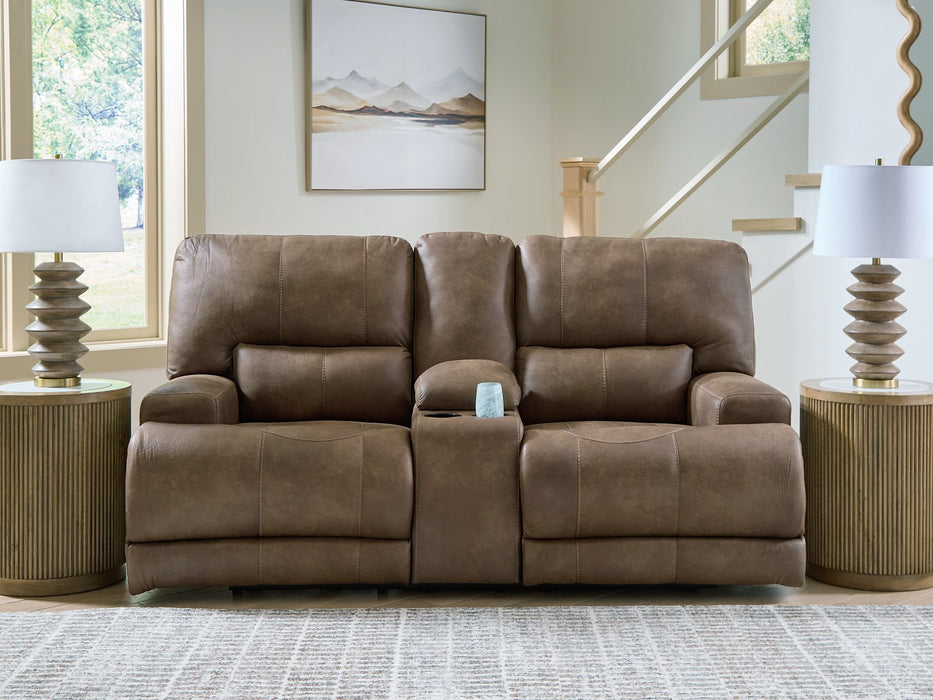 Beckley Place Power Reclining Loveseat with Console - House n2 Home Furniture (Manchester,GA)