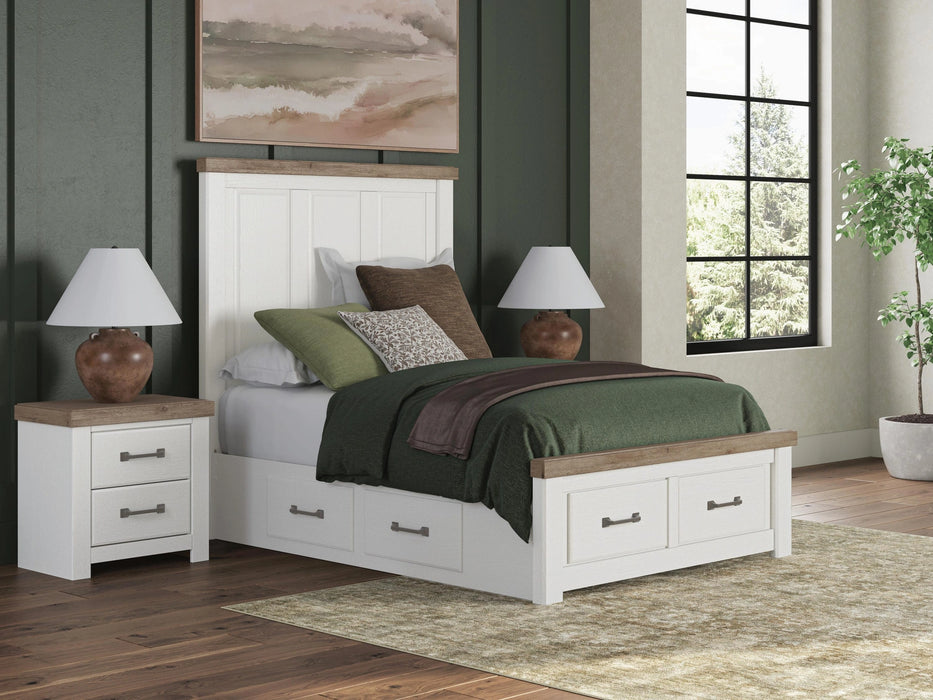 Ashley Savonport Full Panel Storage Bed — Plus