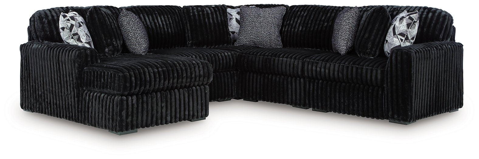Midnight-Madness Sectional with Chaise - House n2 Home Furniture (Manchester,GA)