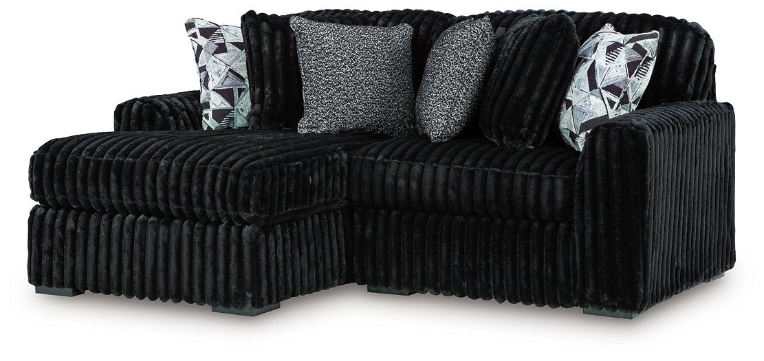 Midnight-Madness Sectional with Chaise - House n2 Home Furniture (Manchester,GA)