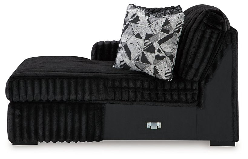 Midnight-Madness Sectional with Chaise - House n2 Home Furniture (Manchester,GA)