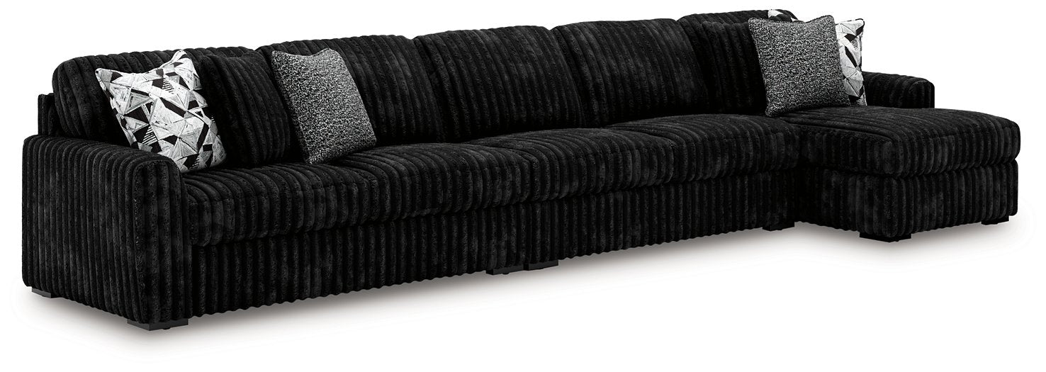 Midnight-Madness Sectional with Chaise - House n2 Home Furniture (Manchester,GA)