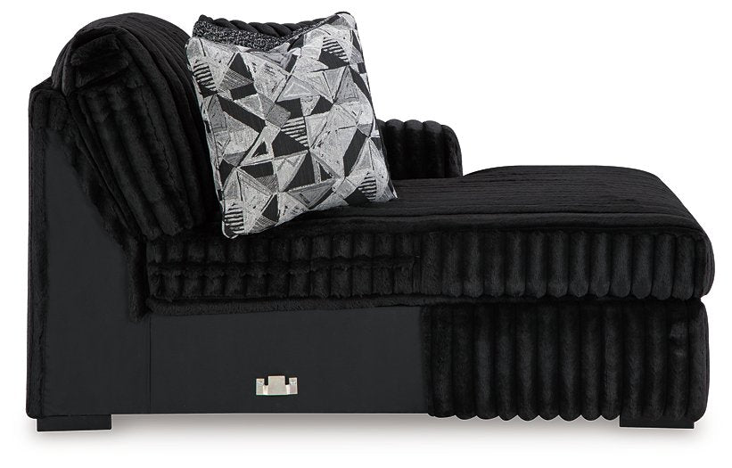 Midnight-Madness Sectional with Chaise - House n2 Home Furniture (Manchester,GA)