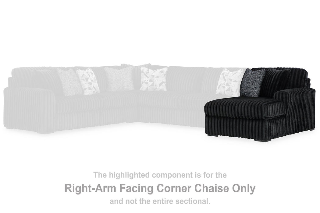 Midnight-Madness Sectional with Chaise - House n2 Home Furniture (Manchester,GA)