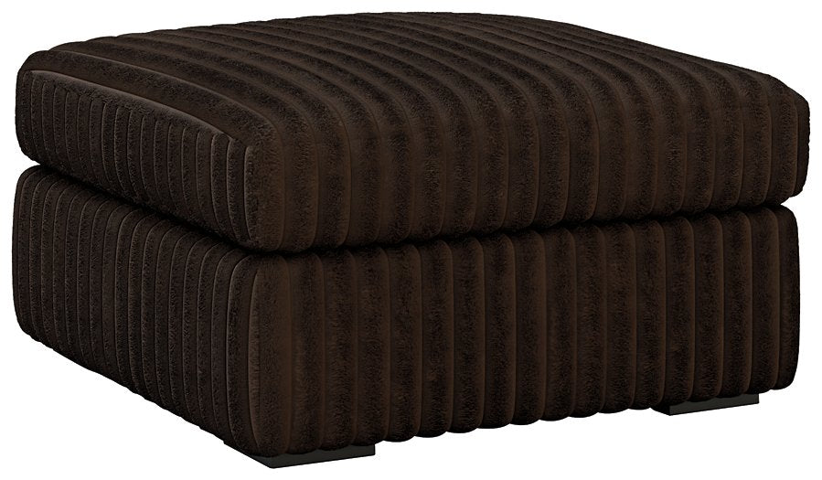 Midnight-Madness Oversized Accent Ottoman - House n2 Home Furniture (Manchester,GA)