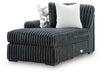 Midnight-Madness Double Chaise 3-Piece Sectional - House n2 Home Furniture (Manchester,GA)