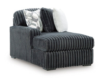 Midnight-Madness Double Chaise 3-Piece Sectional - House n2 Home Furniture (Manchester,GA)