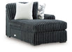 Midnight-Madness Double Chaise 3-Piece Sectional - House n2 Home Furniture (Manchester,GA)