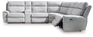 Social Pointe Reclining Sectional with Storage Console - House n2 Home Furniture (Manchester,GA)