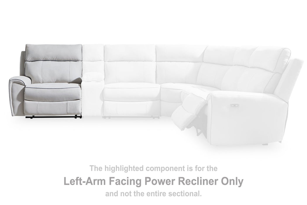Social Pointe Reclining Sectional with Storage Console - House n2 Home Furniture (Manchester,GA)