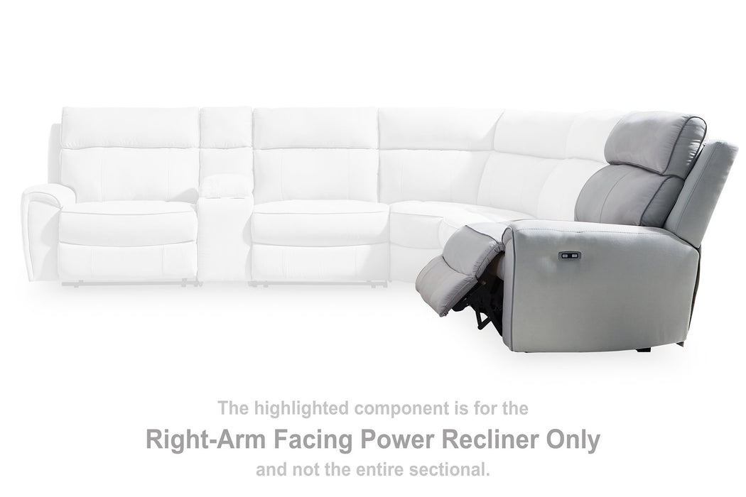 Social Pointe Reclining Sectional with Storage Console - House n2 Home Furniture (Manchester,GA)