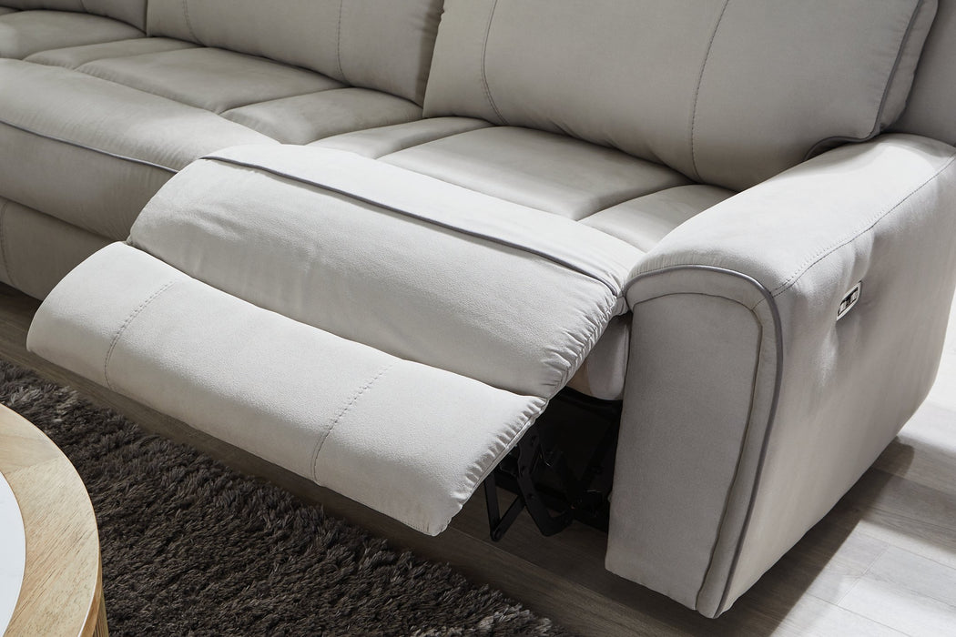 Social Pointe Reclining Sectional with Storage Console - House n2 Home Furniture (Manchester,GA)