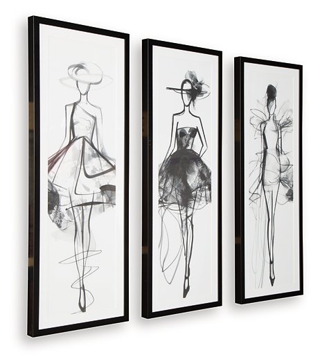 Mckerrick Wall Art Set (Set of 3) - House n2 Home Furniture (Manchester,GA)