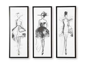Mckerrick Wall Art Set (Set of 3) - House n2 Home Furniture (Manchester,GA)