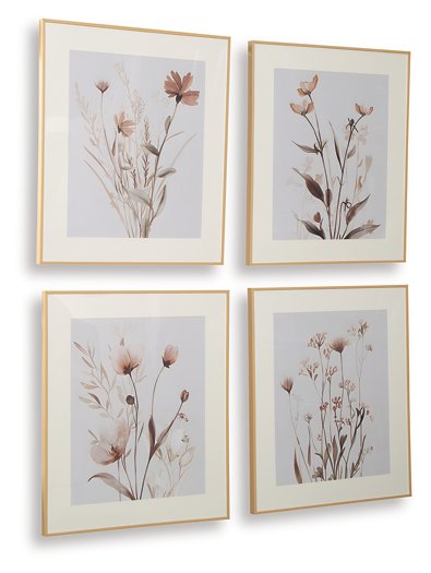 Chettings Wall Art (Set of 4) - House n2 Home Furniture (Manchester,GA)