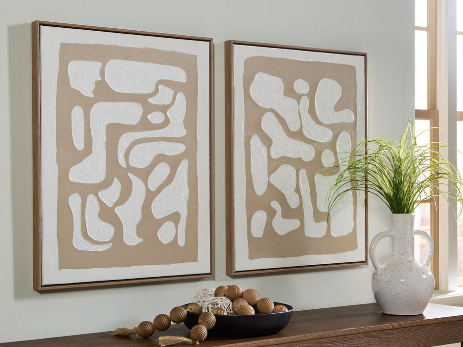 Waldett Wall Art (Set of 2) - House n2 Home Furniture (Manchester,GA)