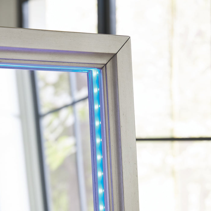 Evesen Floor Standing Mirror/Storage - House n2 Home Furniture (Manchester,GA)