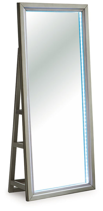 Evesen Floor Standing Mirror/Storage - House n2 Home Furniture (Manchester,GA)