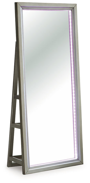 Evesen Floor Standing Mirror/Storage - House n2 Home Furniture (Manchester,GA)